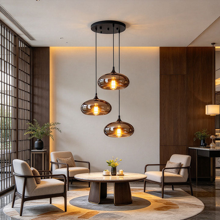 Bottle Glass Pendant Light