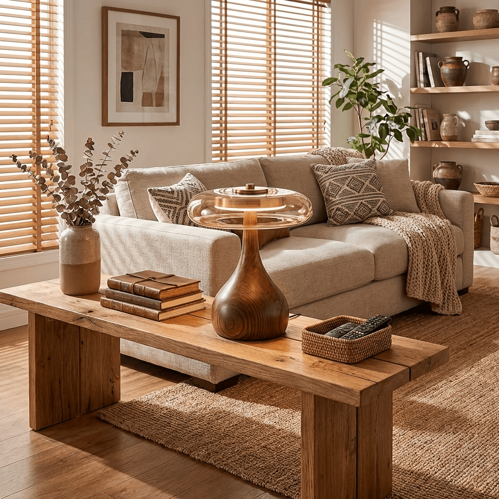 Modern Wooden Table Lamp